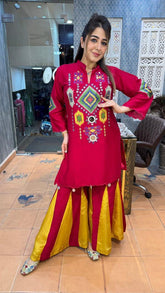 *This Time we are launching. One of the best beautiful colours    *(Premium cotton 60*60 ) * cord set for Gorgeous ladies*